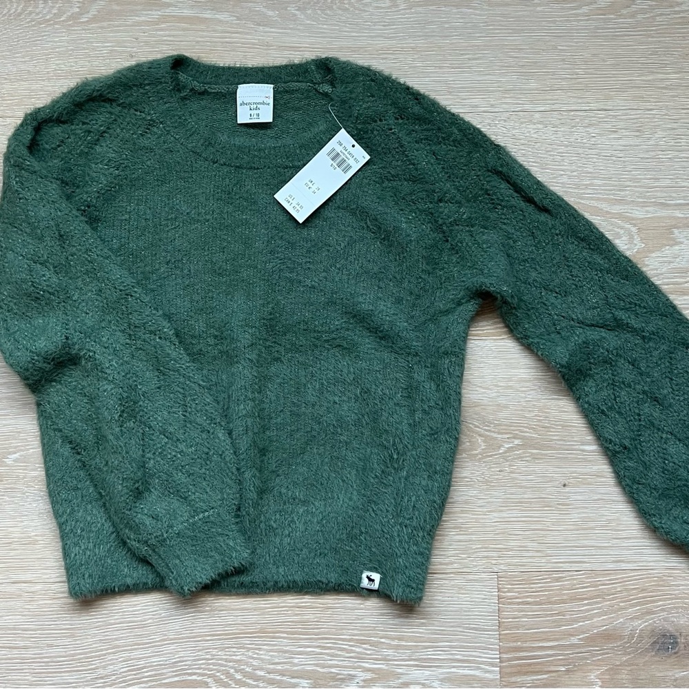 Abercrombie kids girls sweater, size 9/10, dark green